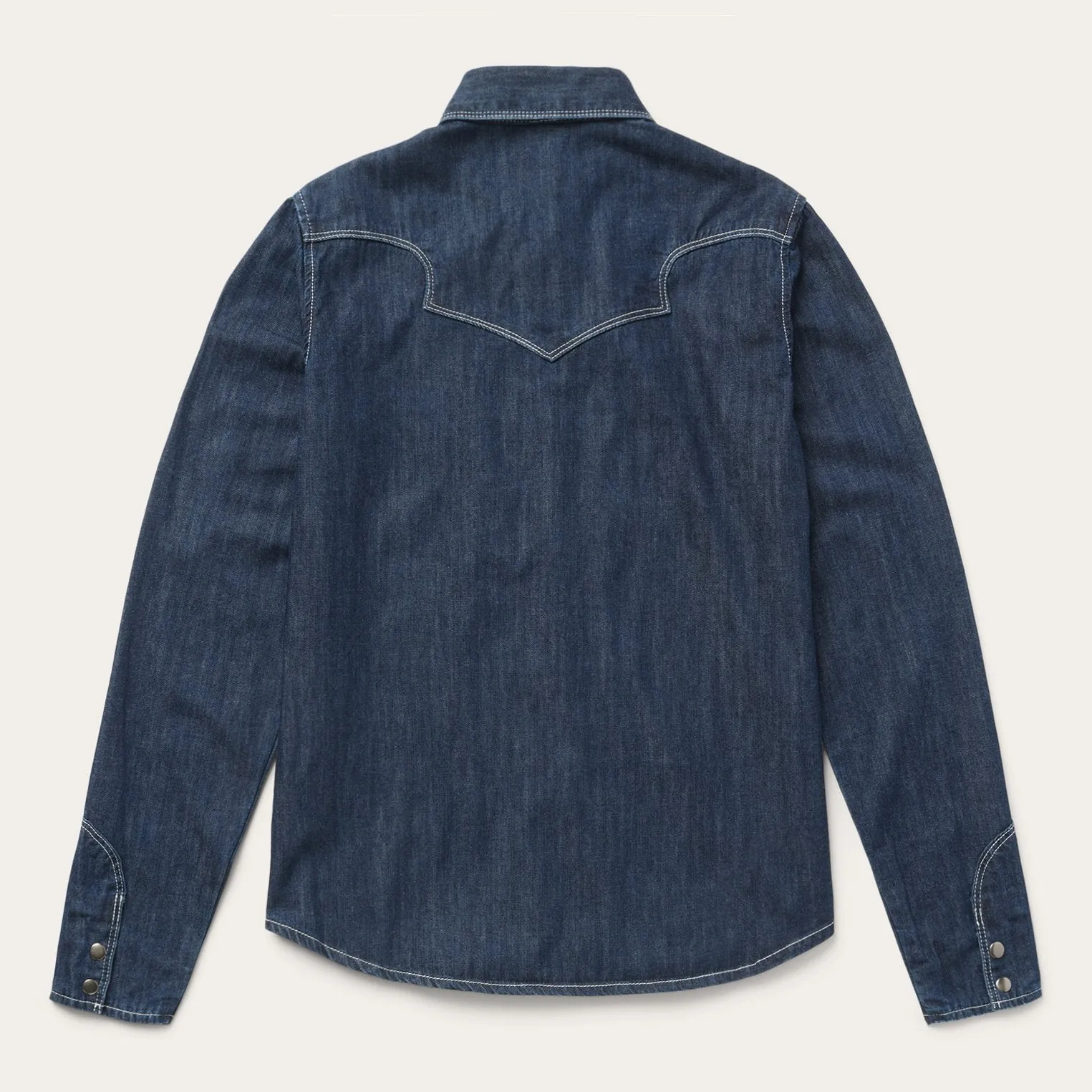 Dark Denim Vintage Western Shirt sold by Stetson product image thumbnail 2