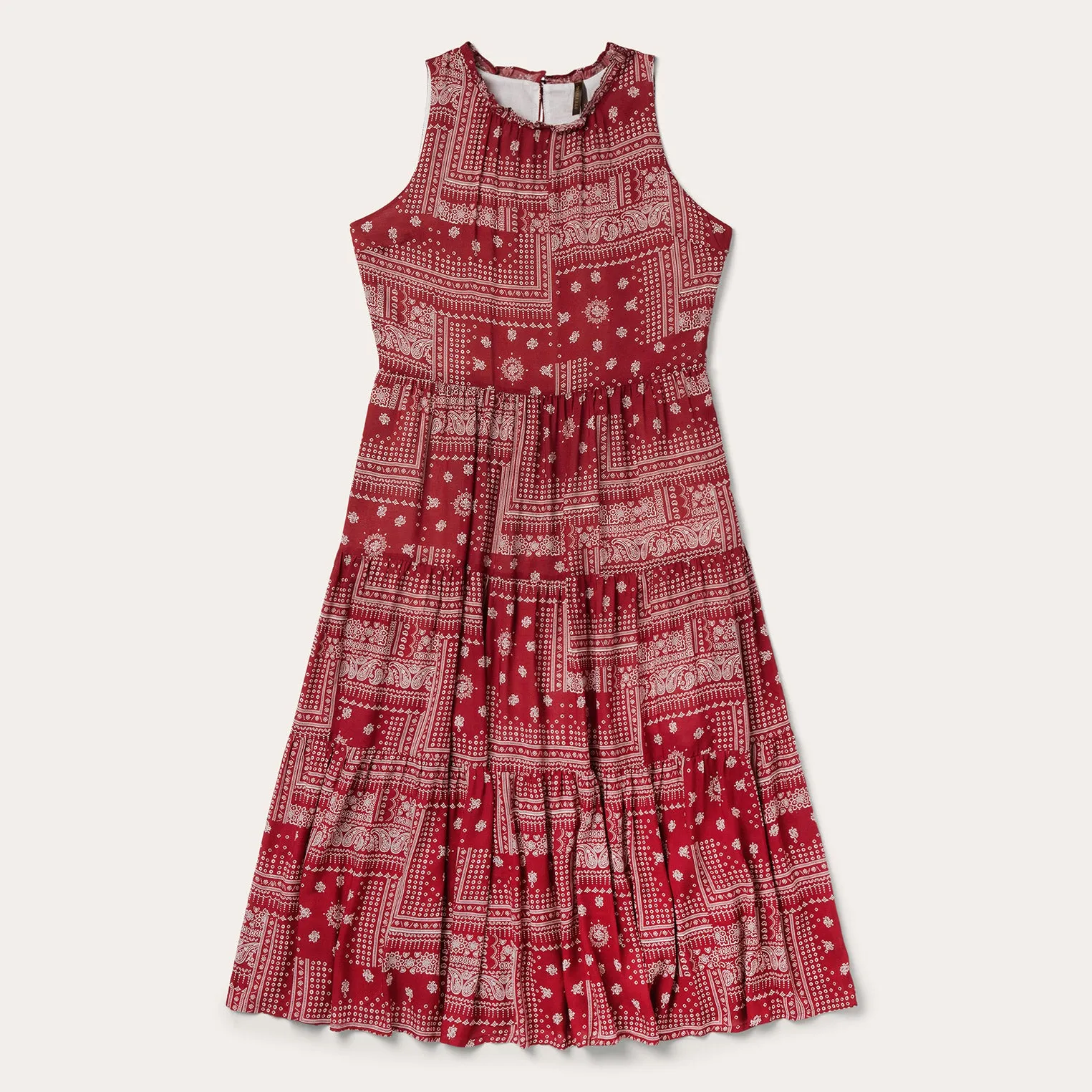 Red Bandana Patchwork Dress sold by Stetson