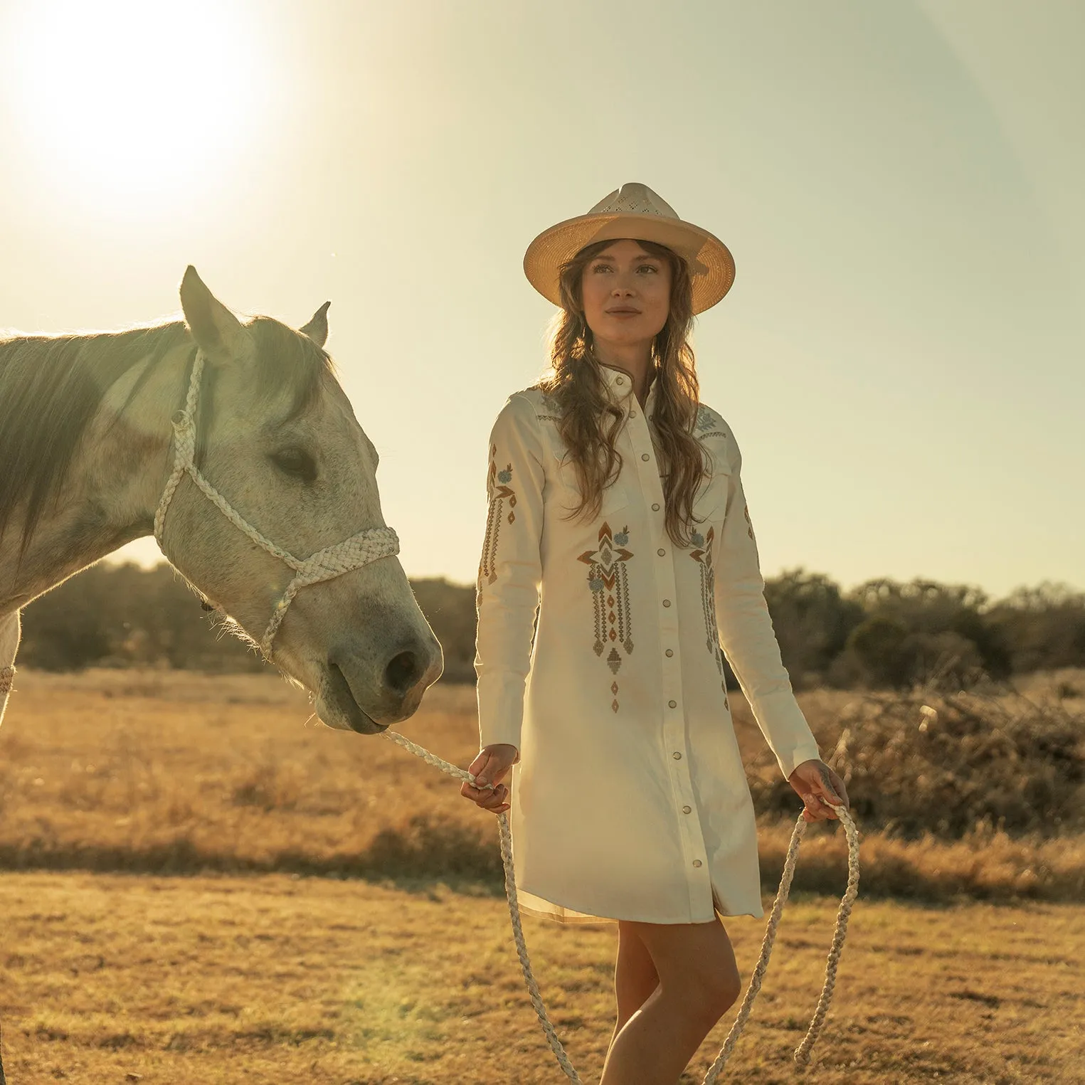 Denim Shirt-Dress sold by Stetson product image thumbnail 2