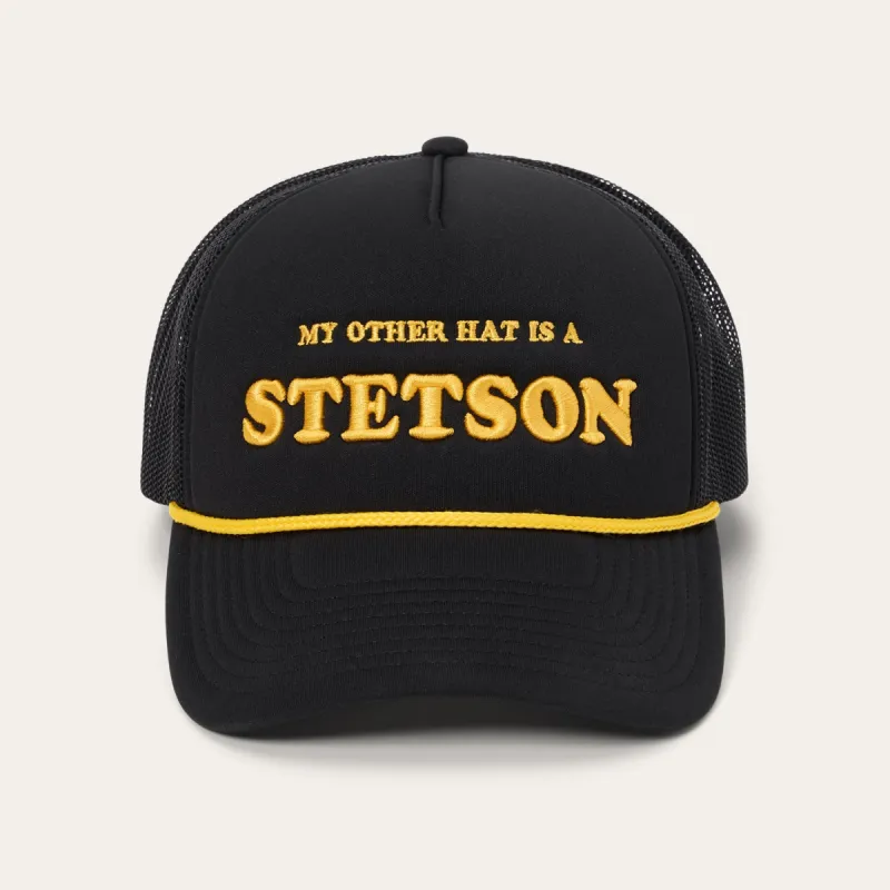 My Other Hat Is A Stetson Trucker Cap sold by Stetson