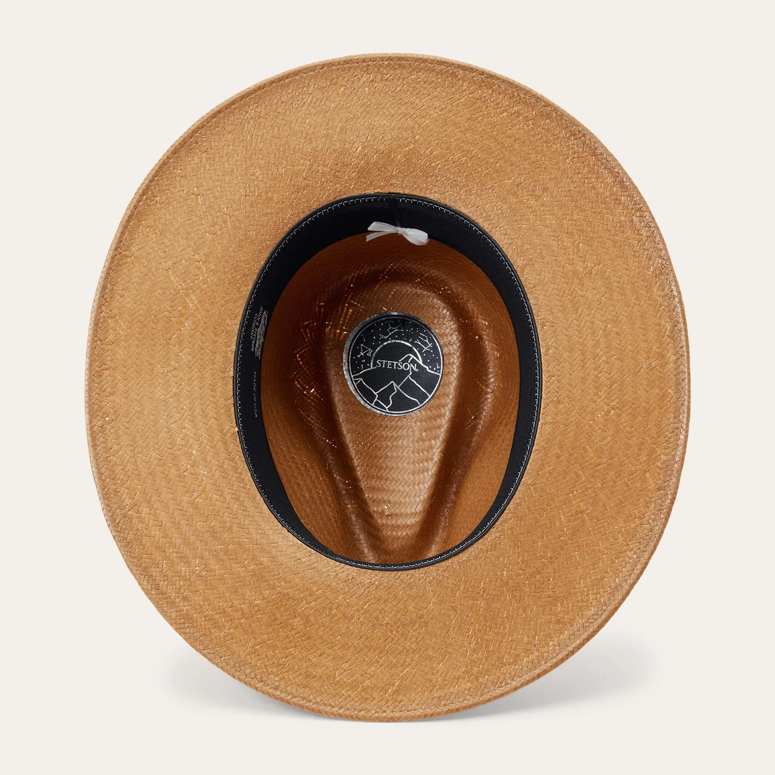 Juno Shantung Straw Fedora sold by Stetson product image thumbnail 5