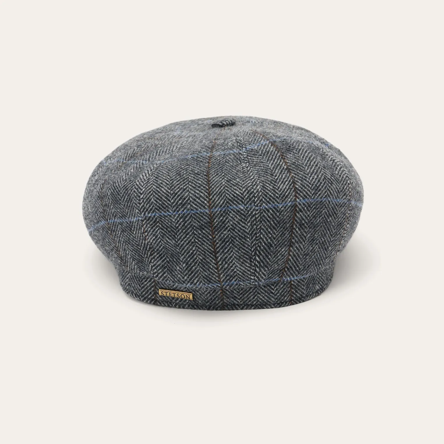 Wool Herringbone Hatteras Cap sold by Stetson product image thumbnail 4