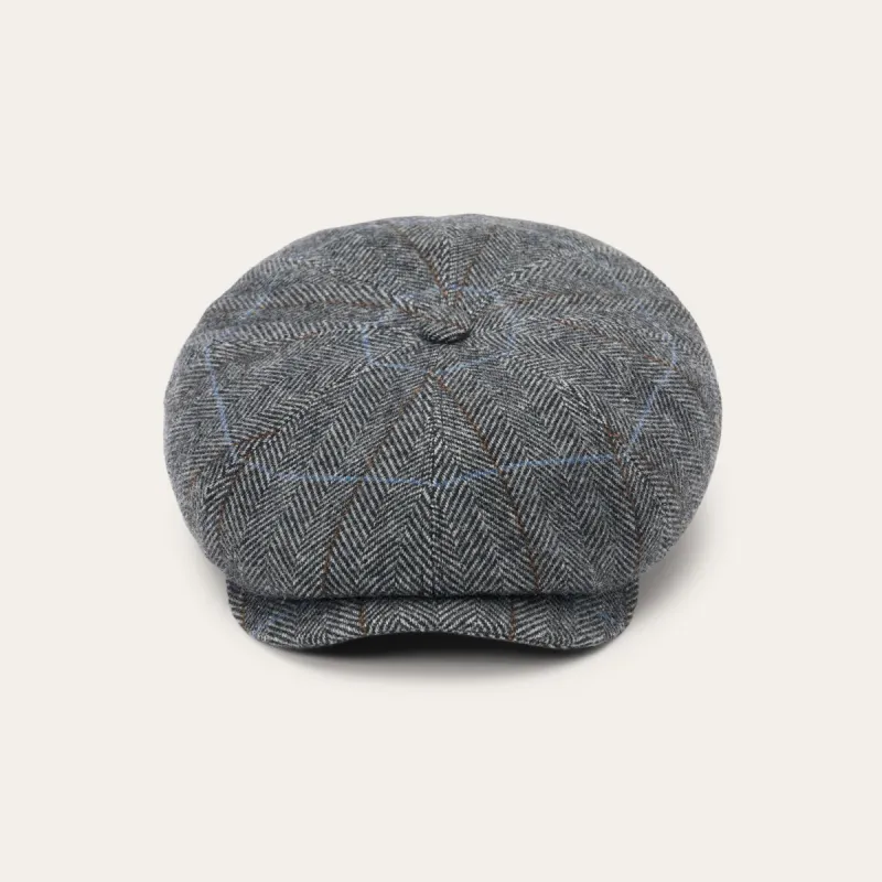 Wool Herringbone Hatteras Cap sold by Stetson