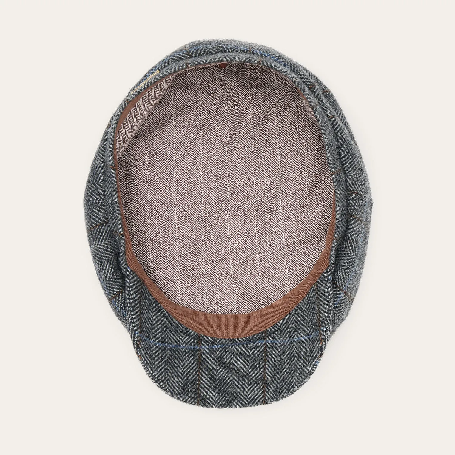 Wool Herringbone Hatteras Cap sold by Stetson product image thumbnail 5