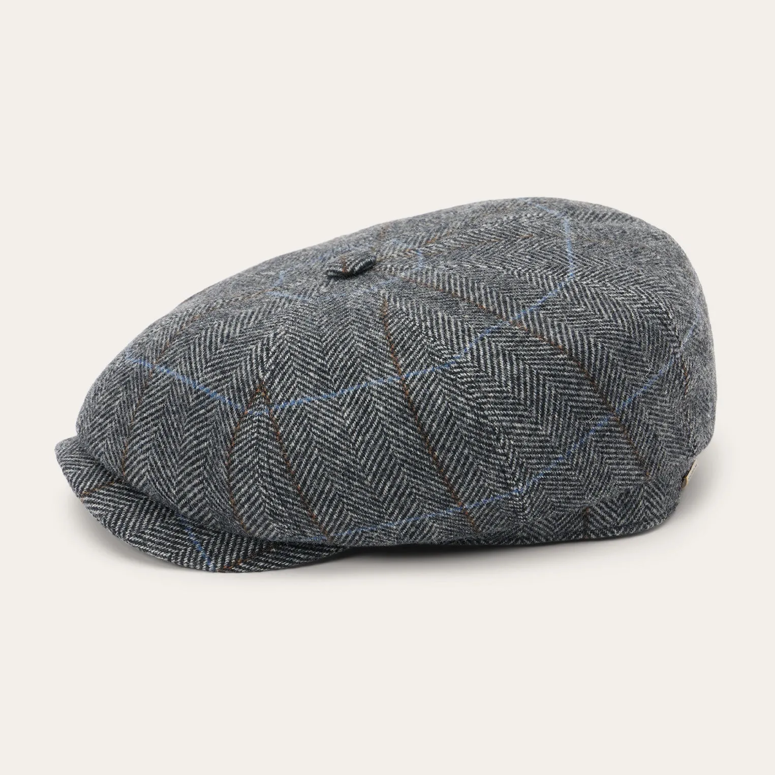 Wool Herringbone Hatteras Cap sold by Stetson product image thumbnail 3