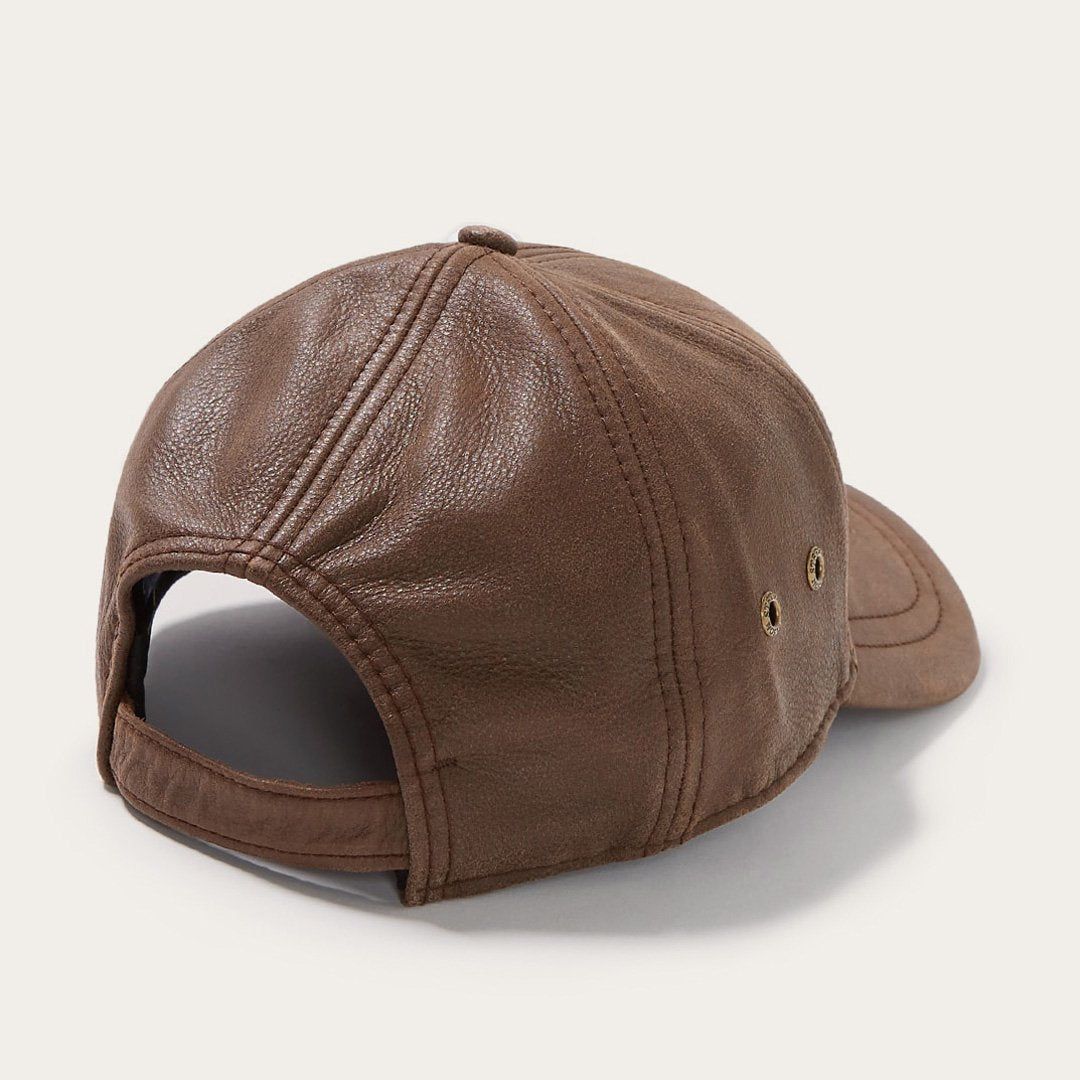 Peyton Leather Baseball Cap sold by Stetson product image thumbnail 3