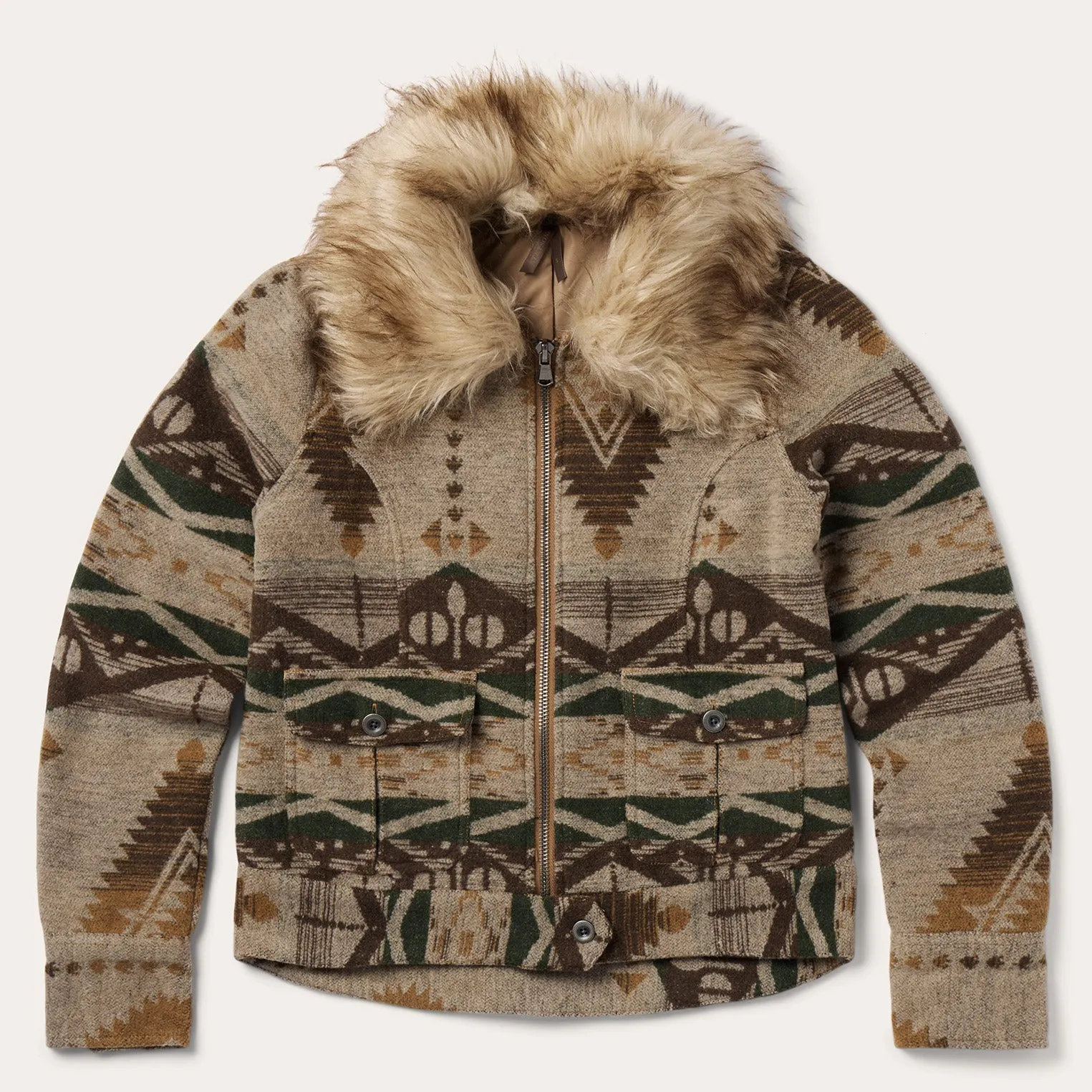 Southwestern Flannel Jacket sold by Stetson