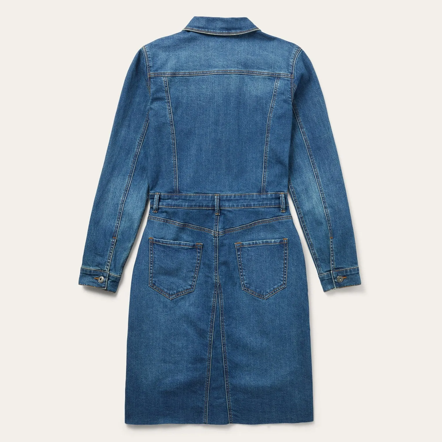 Premium Denim Shirt Dress sold by Stetson product image thumbnail 2