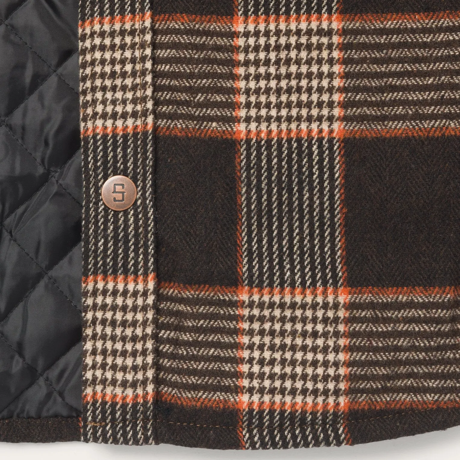 Quilted Wool Shirt Jacket sold by Stetson product image thumbnail 5