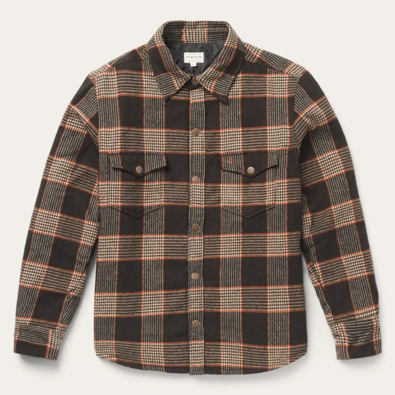 Quilted Wool Shirt Jacket sold by Stetson