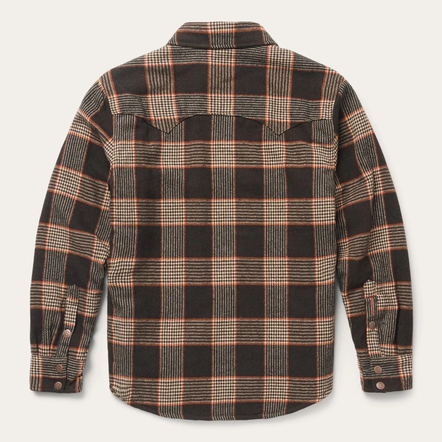 Quilted Wool Shirt Jacket sold by Stetson product image thumbnail 3