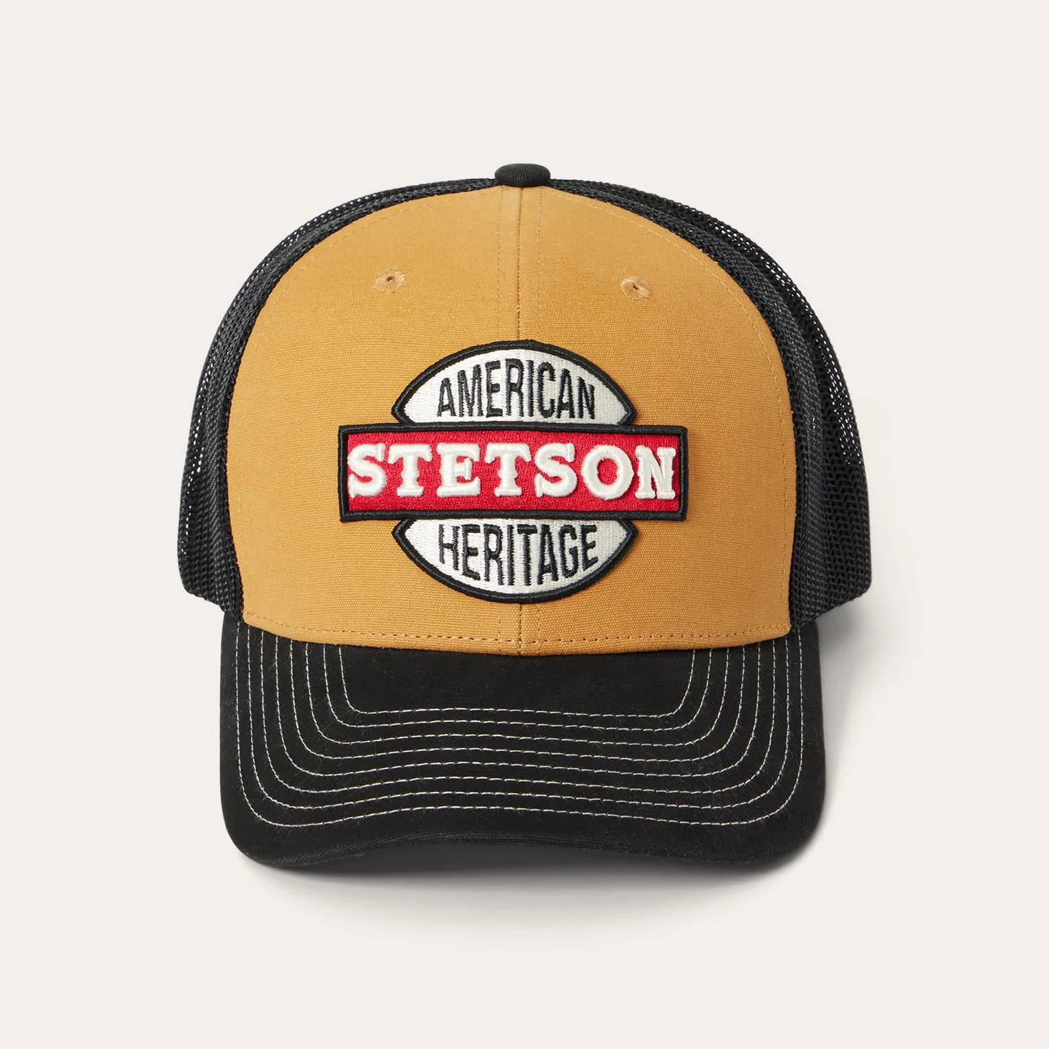 Tan Americana Trucker Cap sold by Stetson