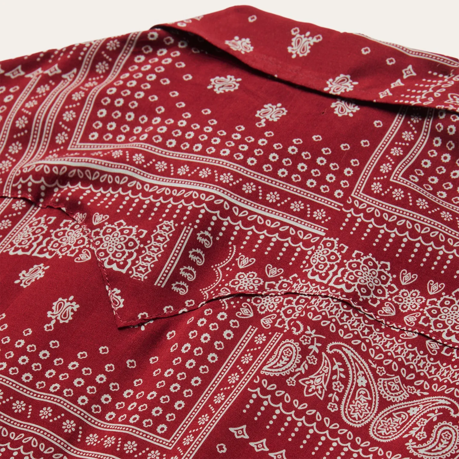 Red Bandana Patchwork Shirt sold by Stetson product image thumbnail 4