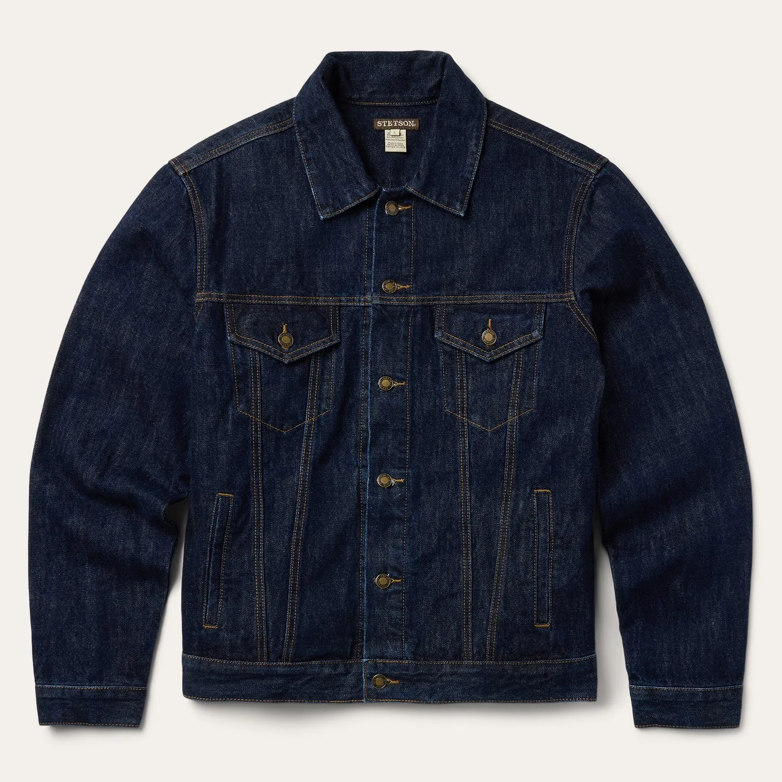 Raw Denim Trucker Jacket sold by Stetson