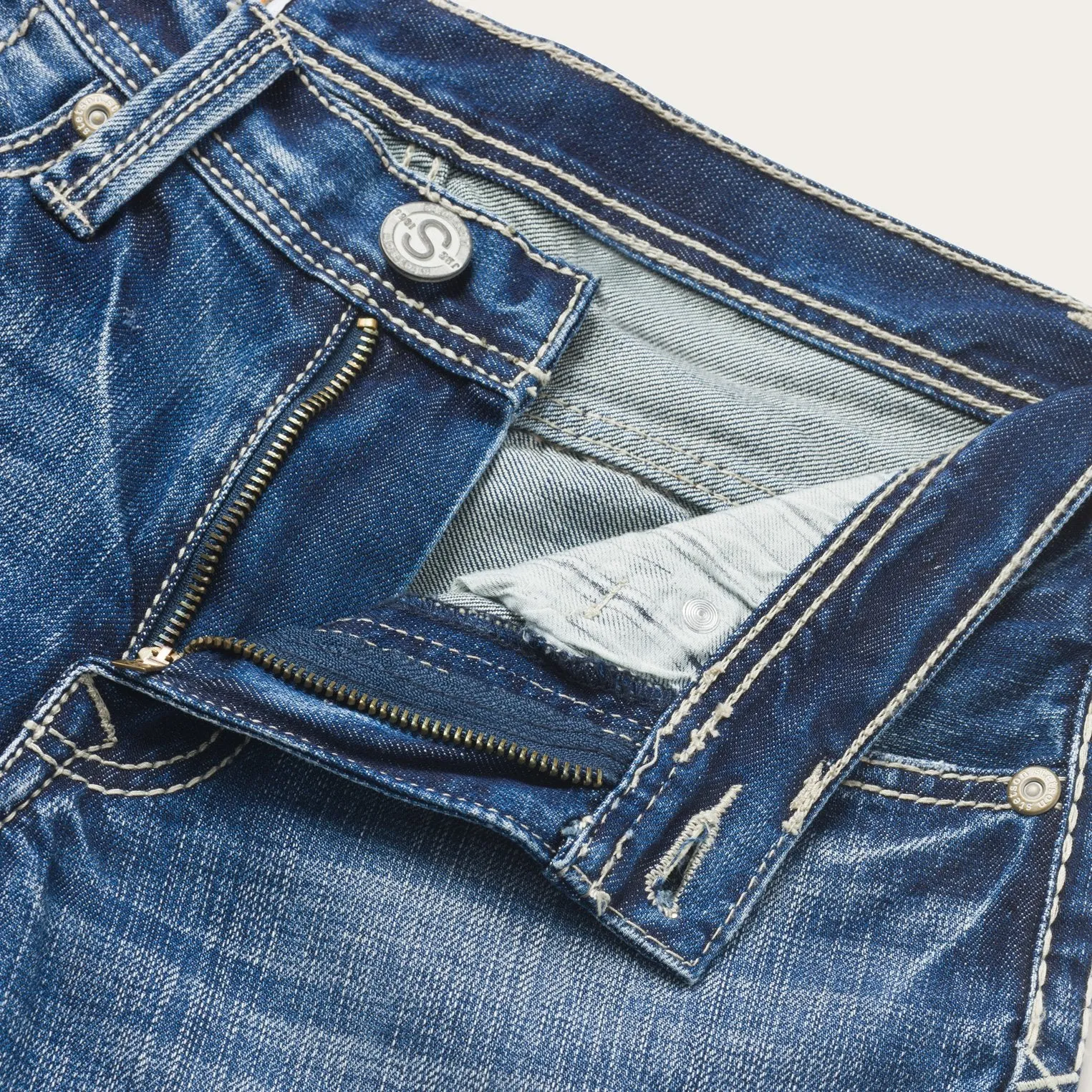 1312 Fit Light Wash Jeans sold by Stetson product image thumbnail 4