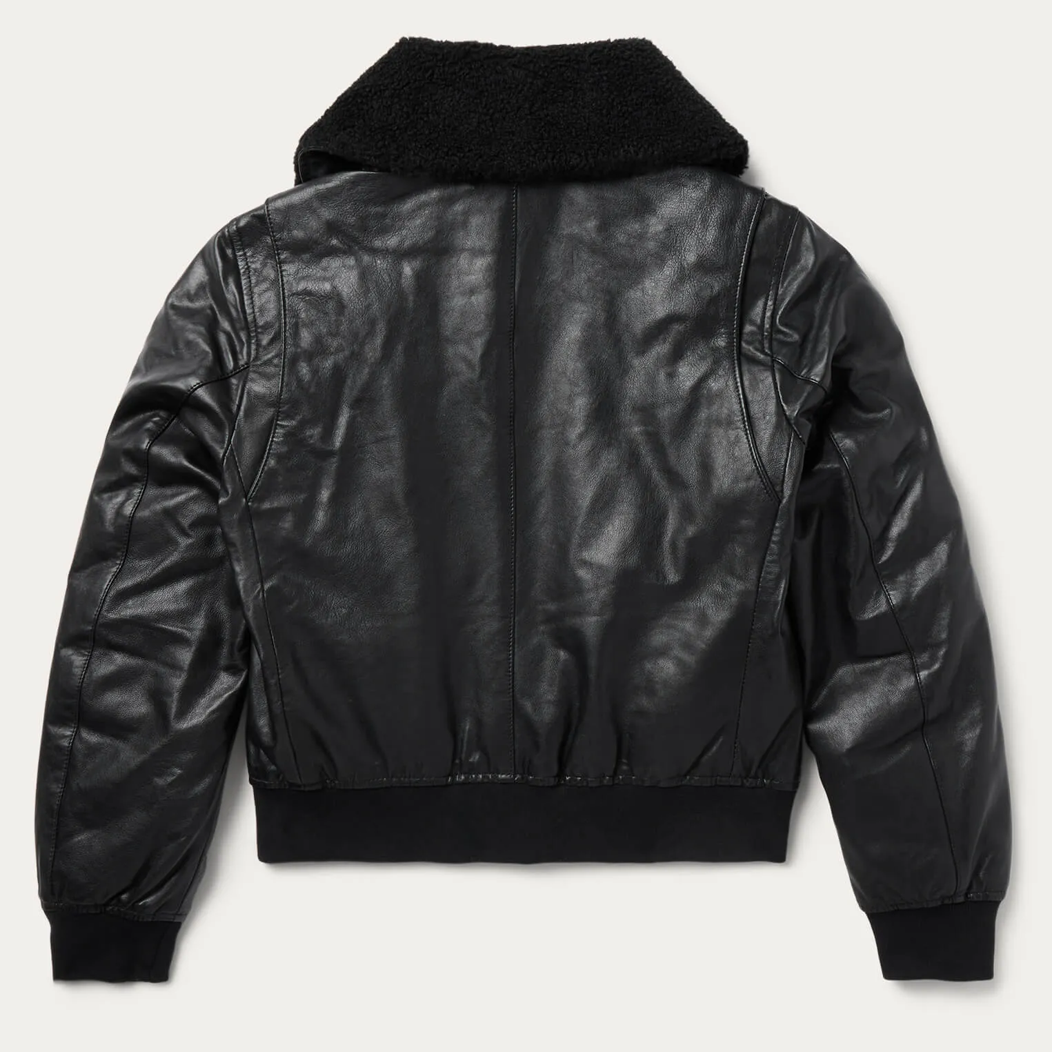 Leather Bomber Jacket sold by Stetson product image thumbnail 2