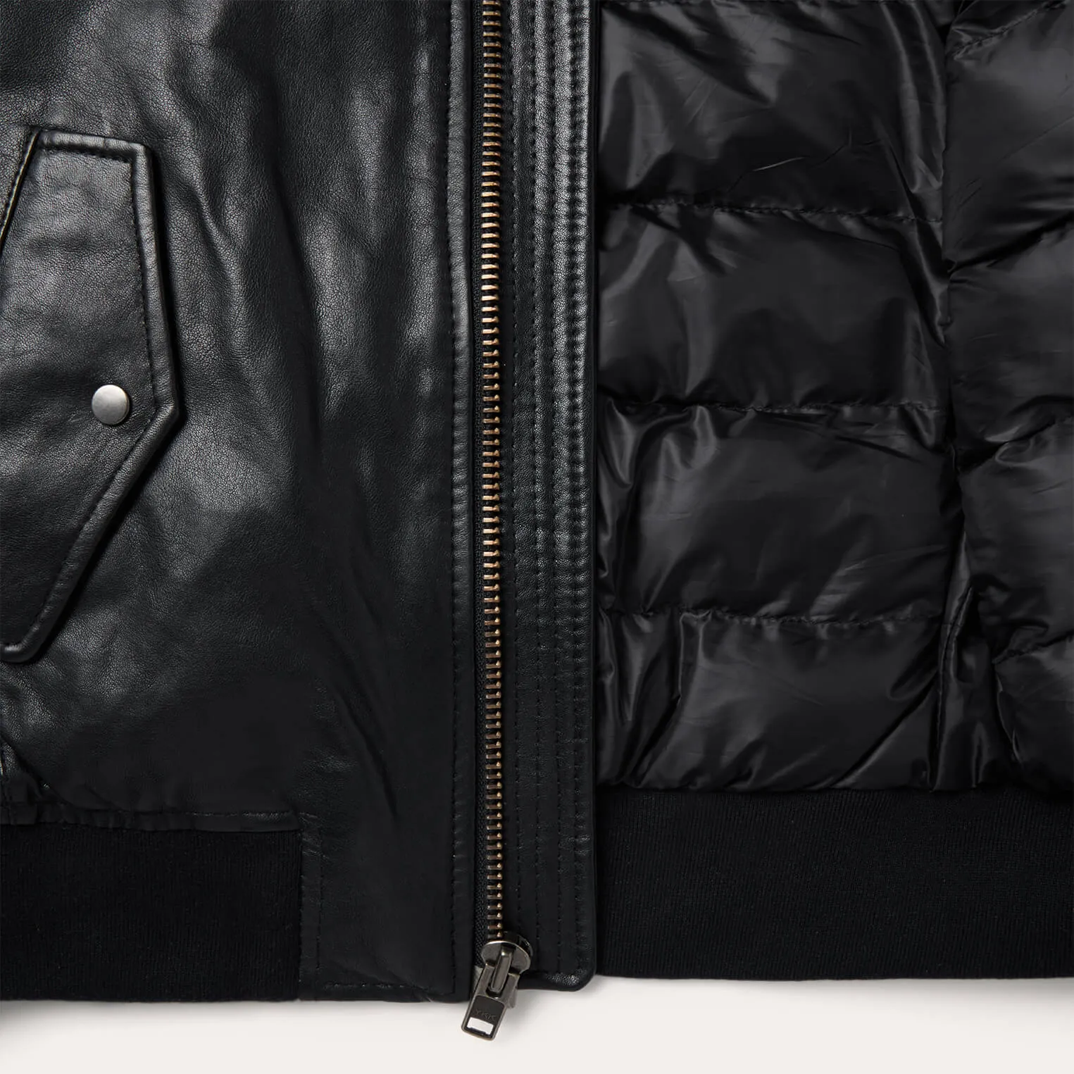 Leather Bomber Jacket sold by Stetson product image thumbnail 4