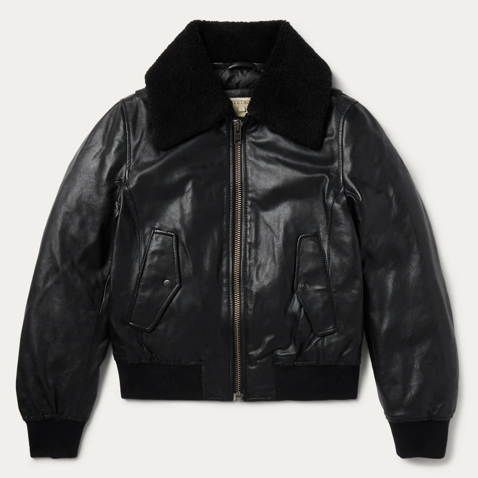 Leather Bomber Jacket sold by Stetson