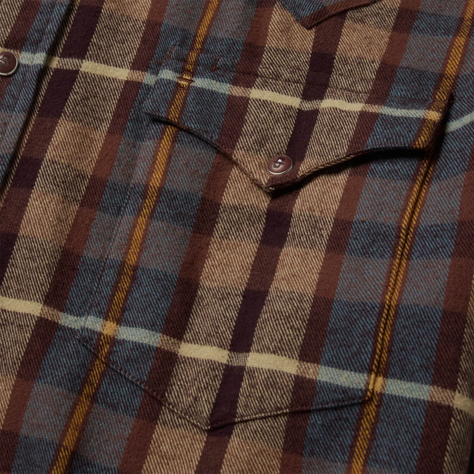 Brushed Flannel Western Shirt sold by Stetson product image thumbnail 4