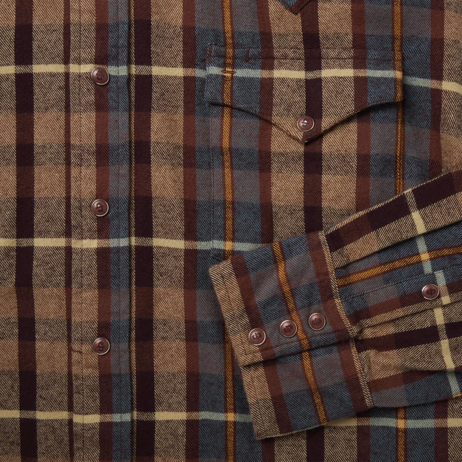Brushed Flannel Western Shirt sold by Stetson product image thumbnail 5