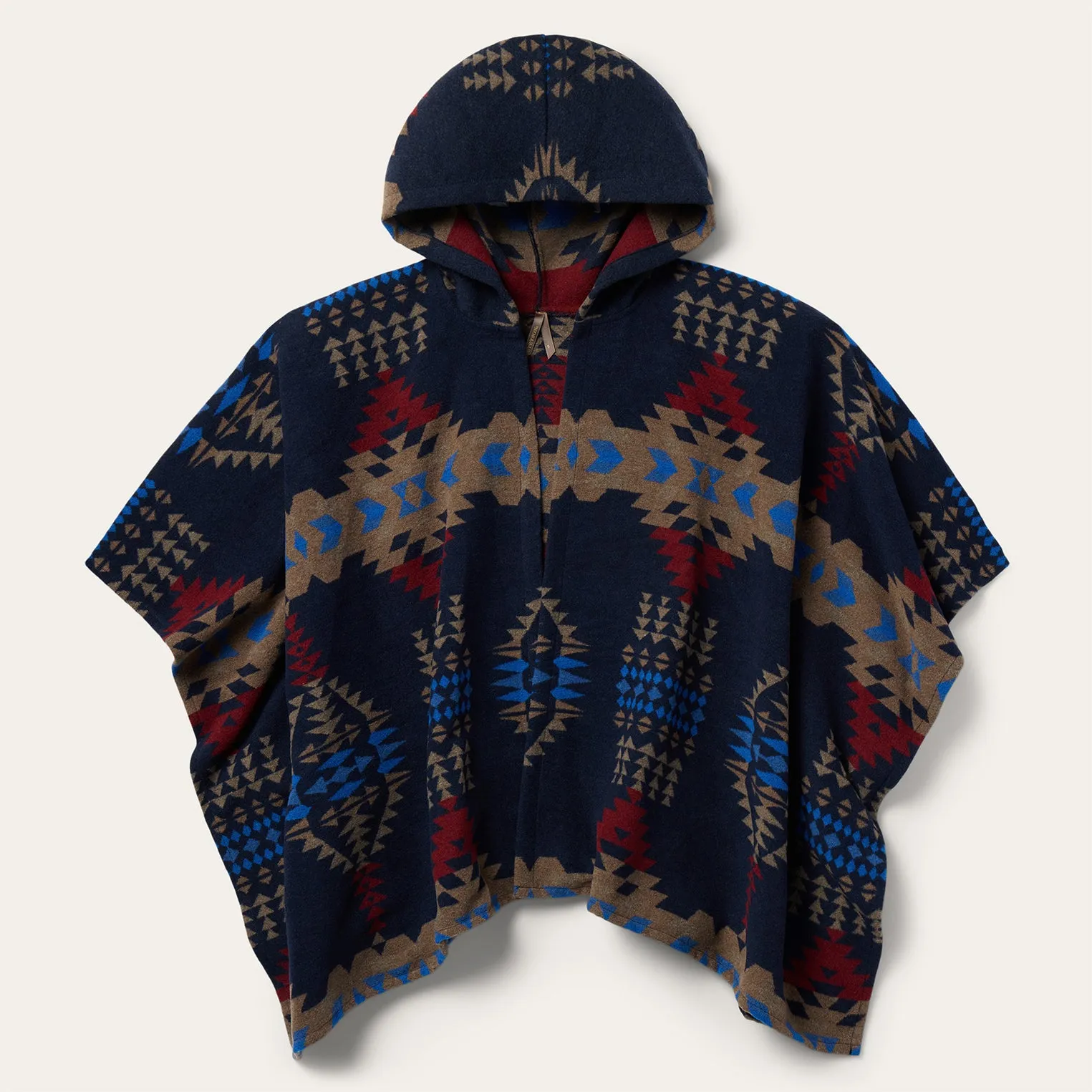 Hooded Serape Blanket Wrap sold by Stetson