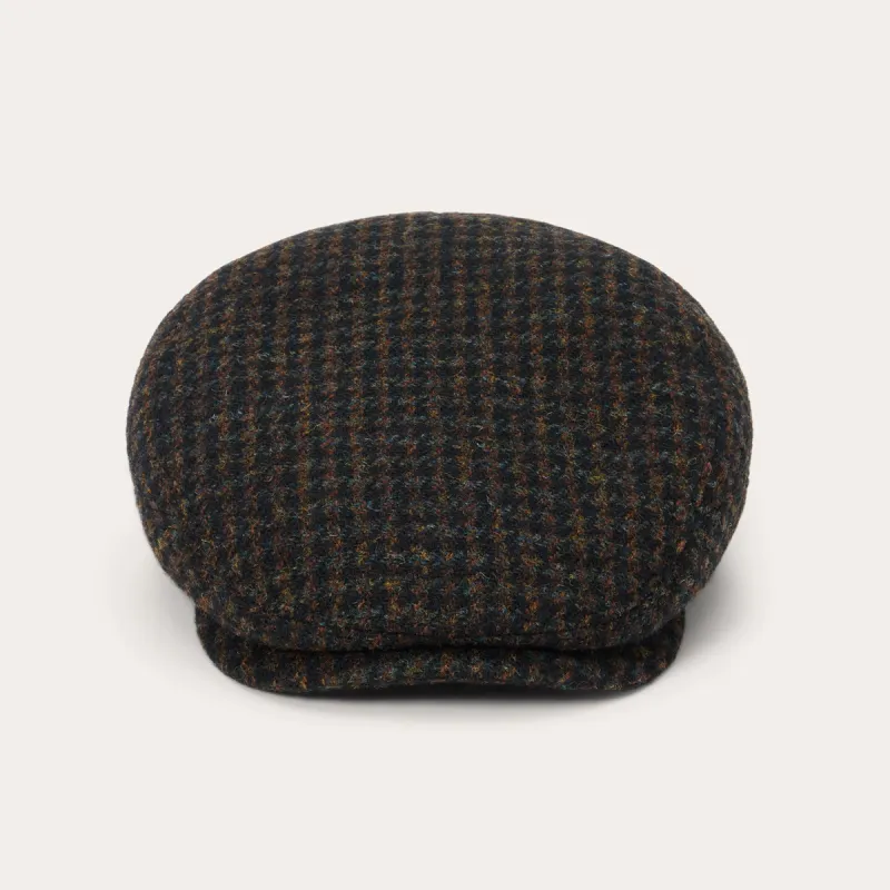 Harris Tweed Houndstooth Driver Cap sold by Stetson