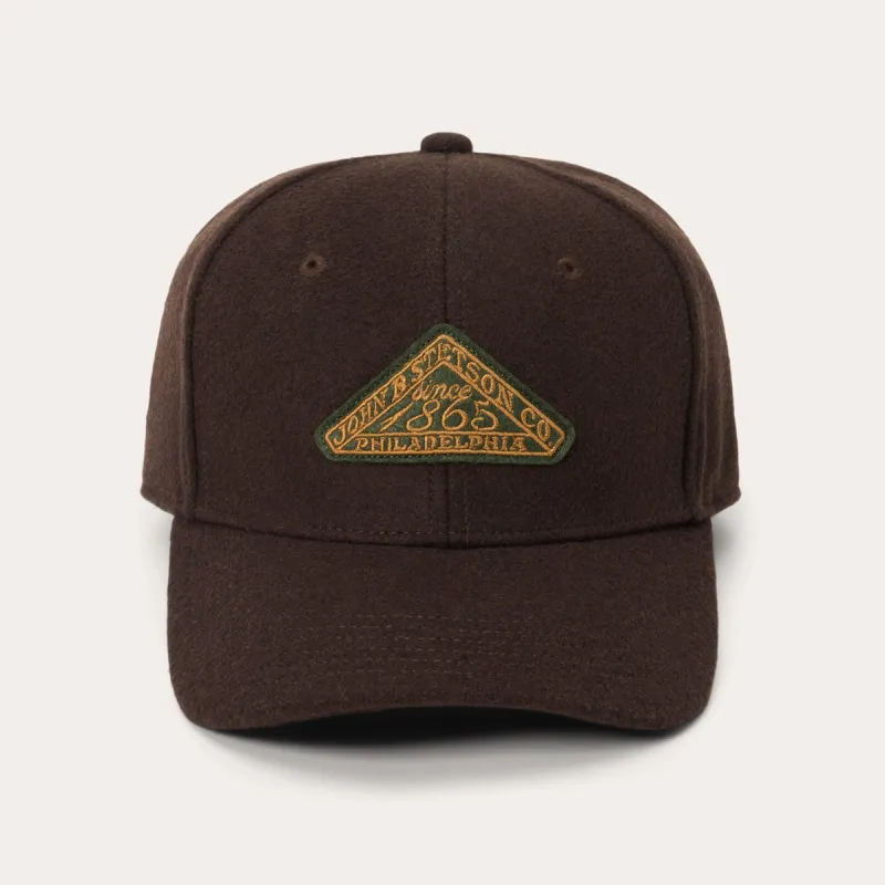 Wool Vintage Logo Patch Baseball Cap sold by Stetson