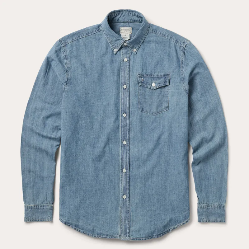 Chambray Button-Down Shirt sold by Stetson