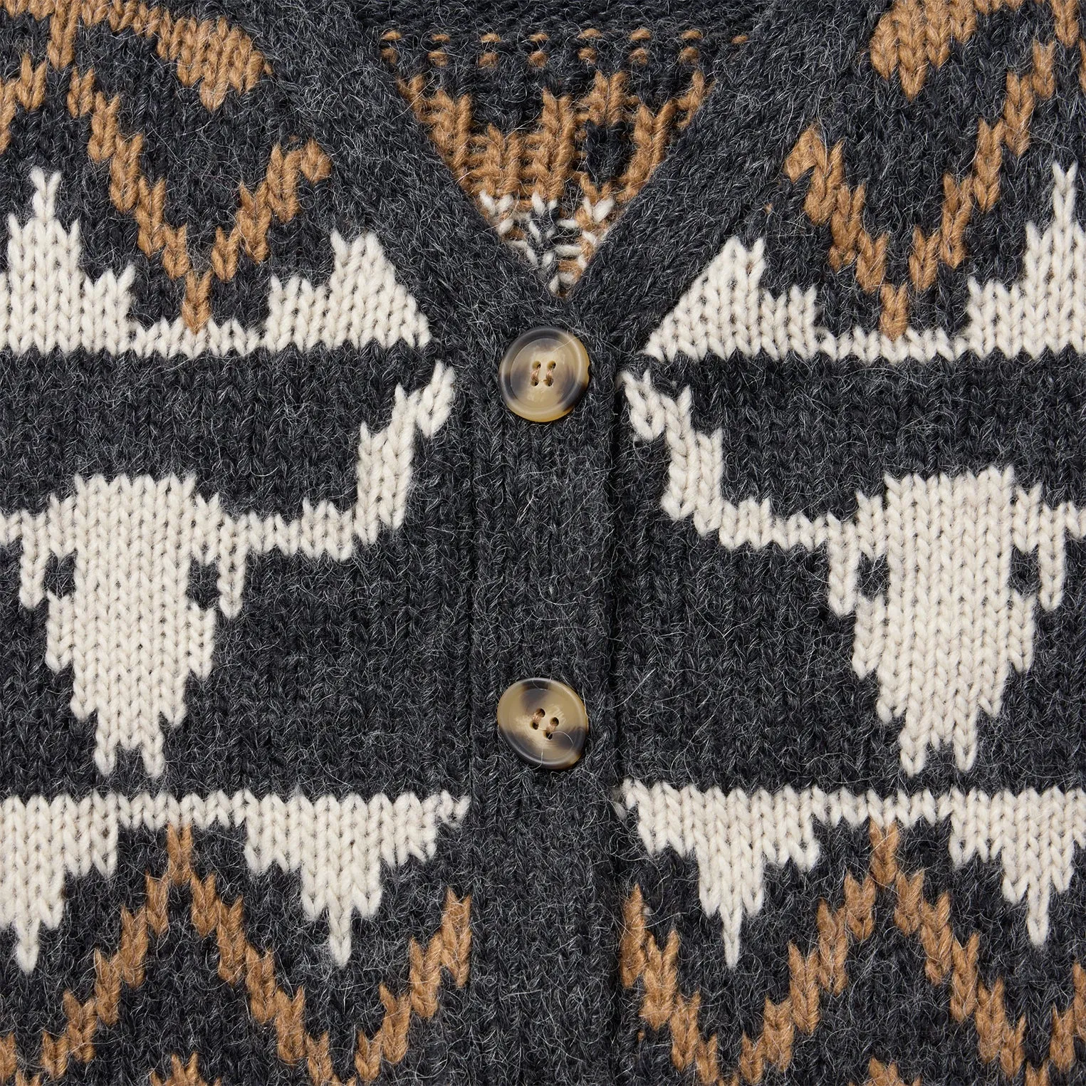 Vintage Steer Head Cardigan sold by Stetson product image thumbnail 3
