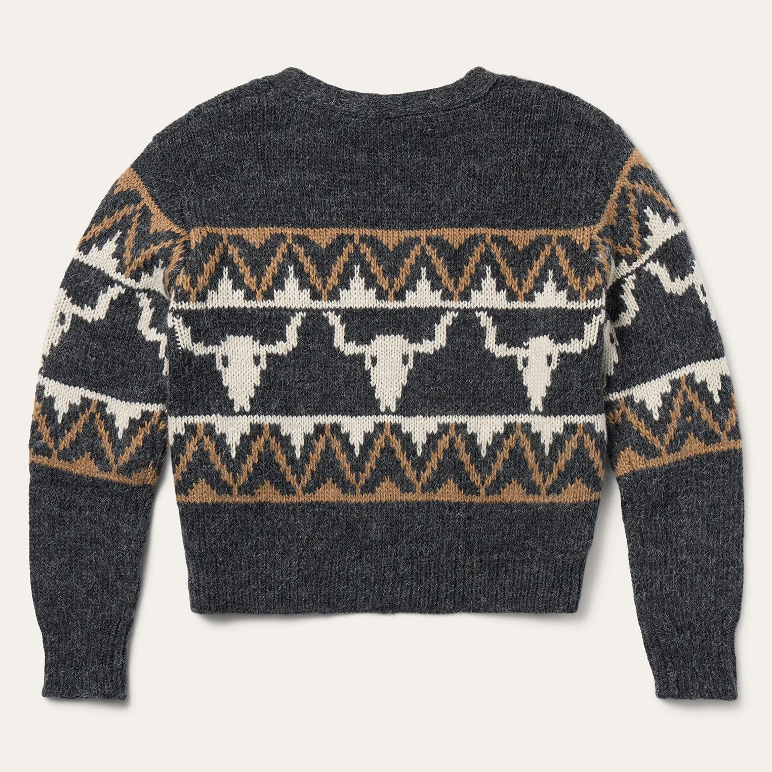 Vintage Steer Head Cardigan sold by Stetson product image thumbnail 2