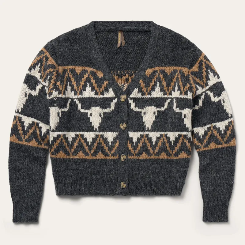 Vintage Steer Head Cardigan sold by Stetson