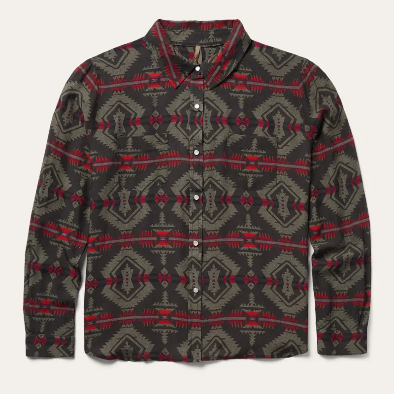 Aztec Snap Front Shirt sold by Stetson