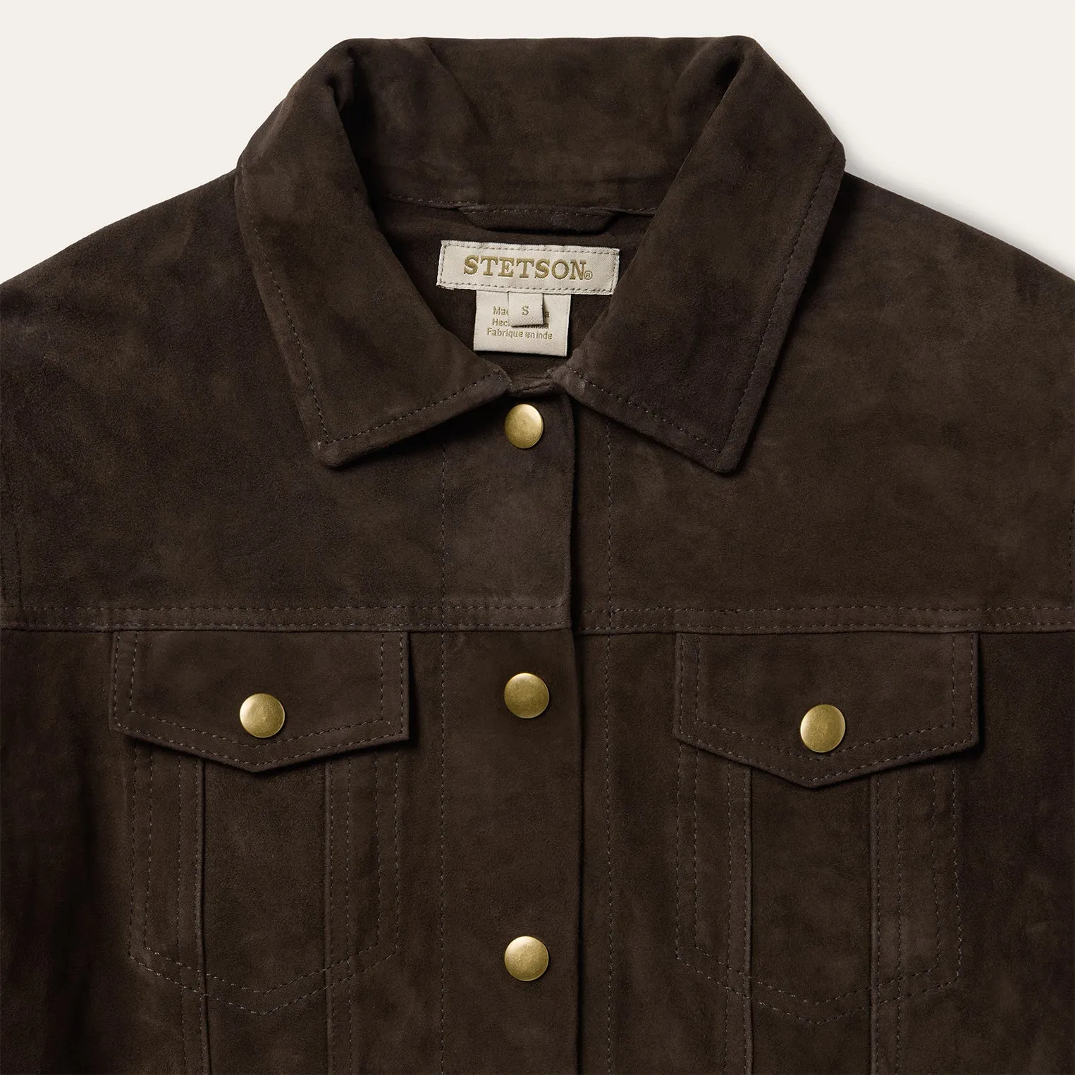 Lambskin Shirt Jacket sold by Stetson product image thumbnail 3