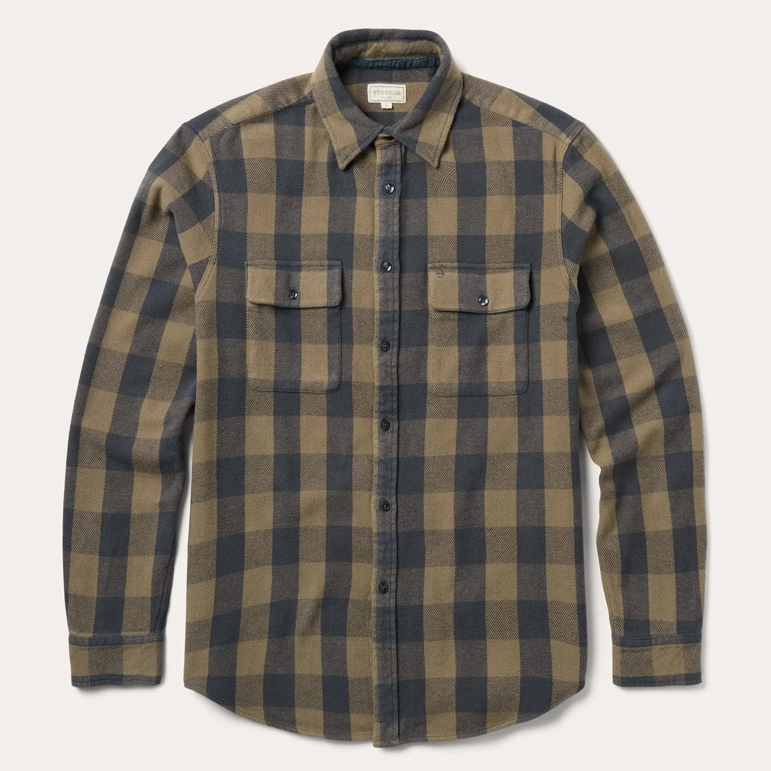 Buffalo Check Flannel Shirt sold by Stetson