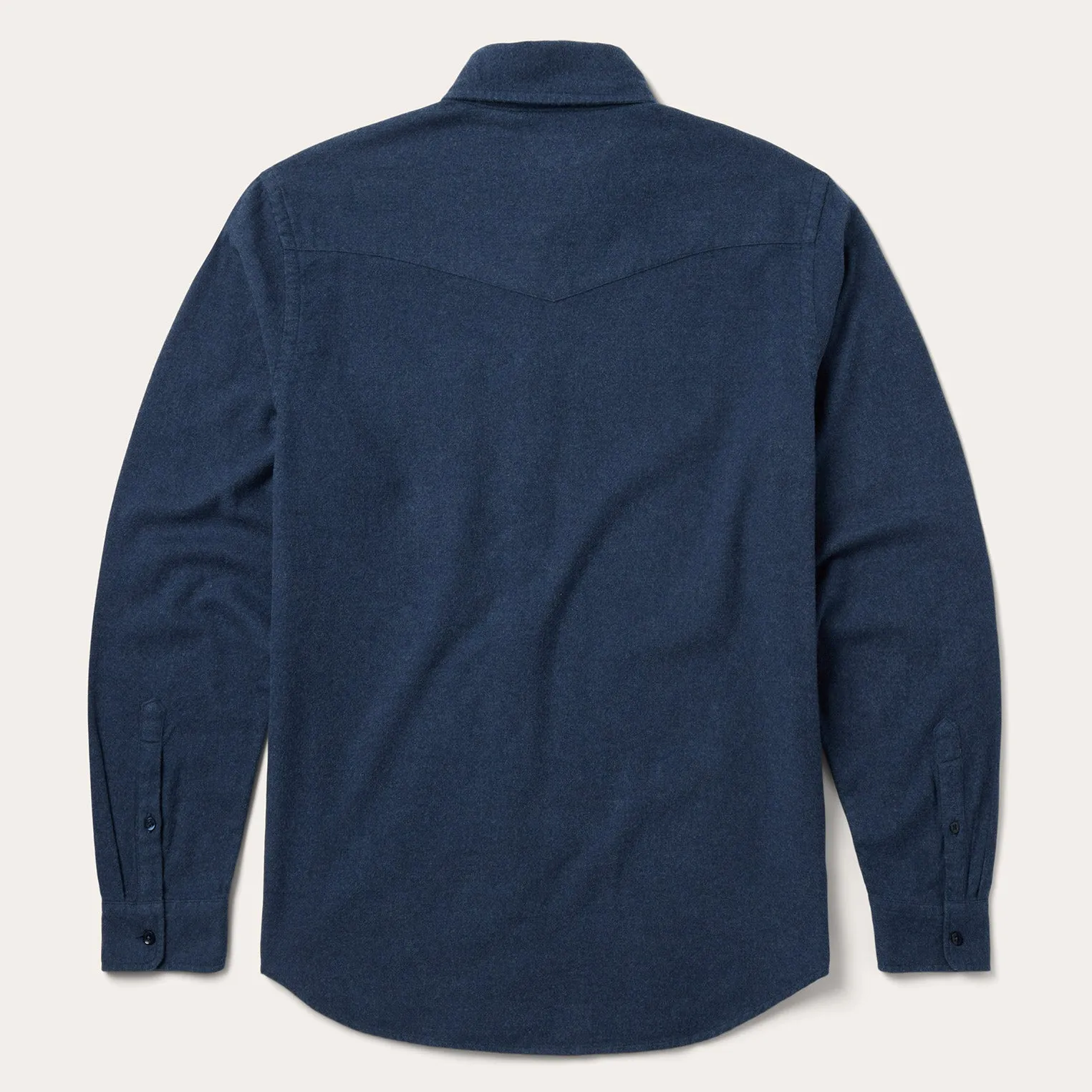 Heathered Flannel Button-Down Shirt sold by Stetson product image thumbnail 2