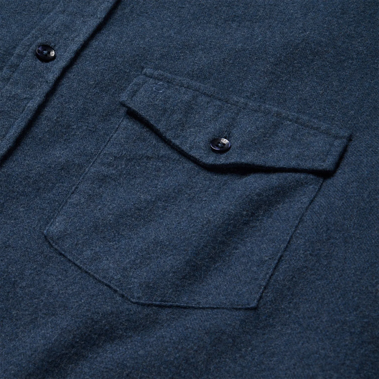 Heathered Flannel Button-Down Shirt sold by Stetson product image thumbnail 4