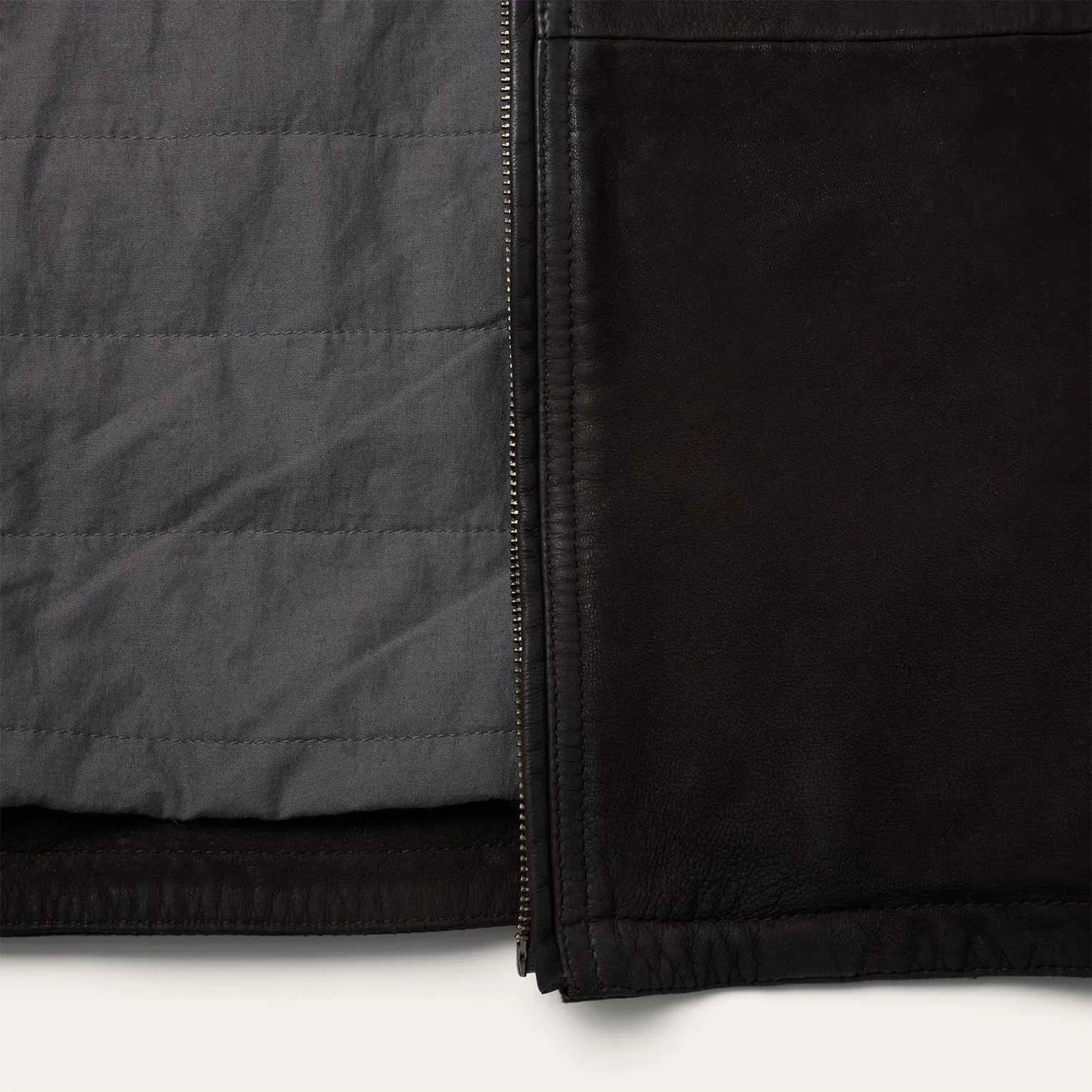 Zip Front Suede Leather Jacket sold by Stetson product image thumbnail 5