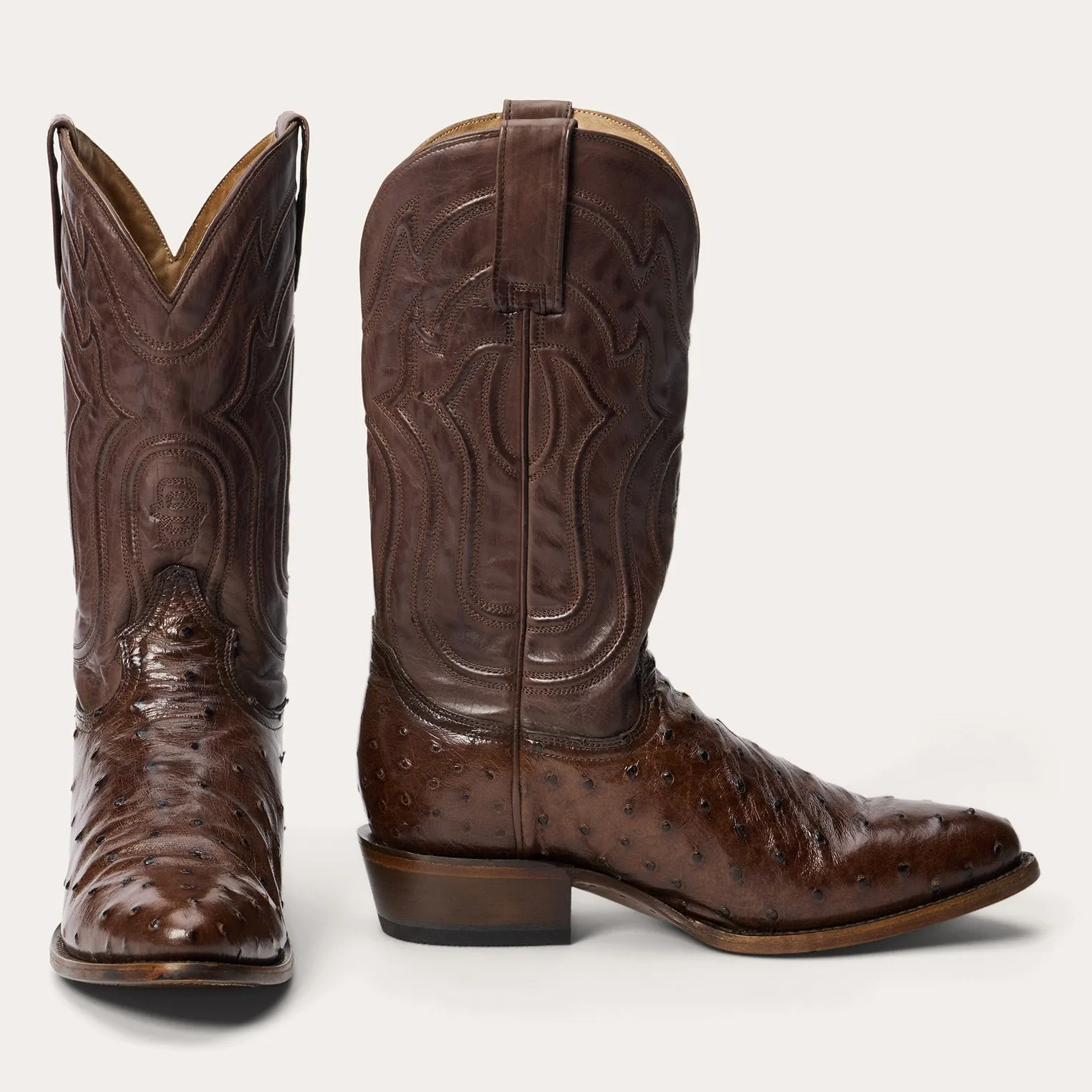 Chisholm Ostrich Boots sold by Stetson