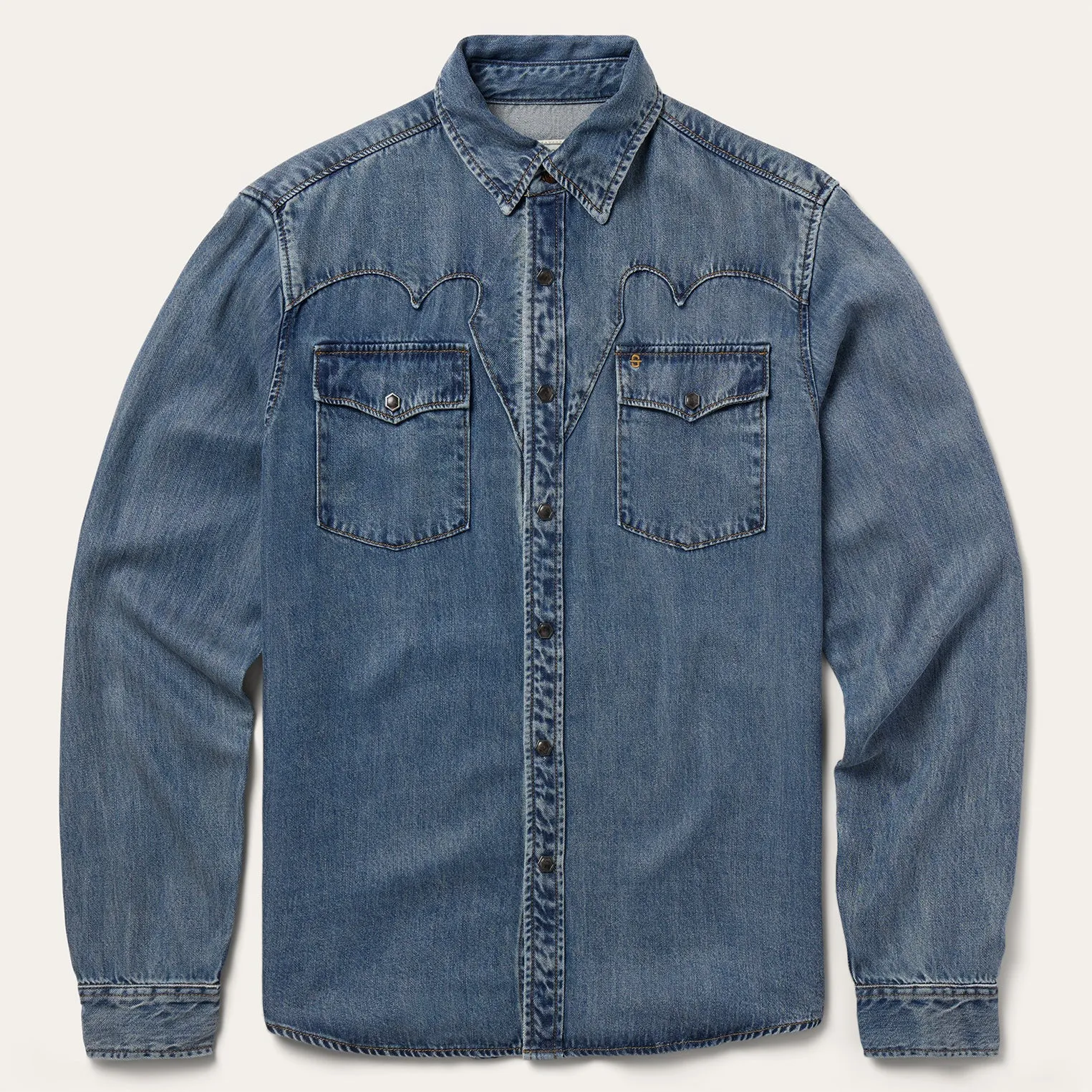 Retro Denim Western Shirt sold by Stetson