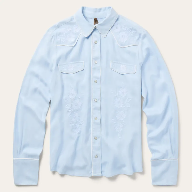 Embroidered Retro Western Shirt sold by Stetson