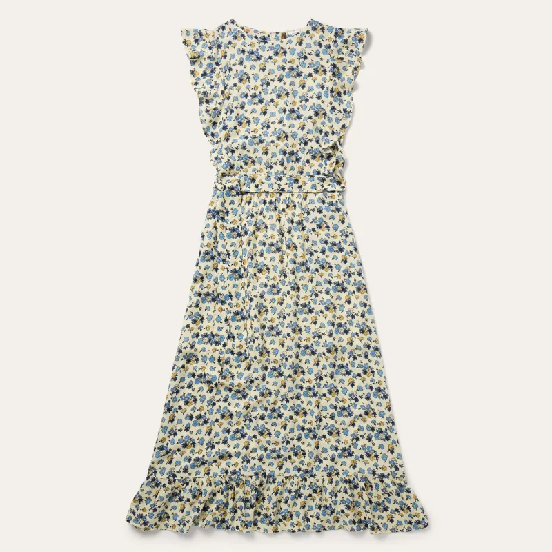Field Flowers Print Peasant Dress sold by Stetson