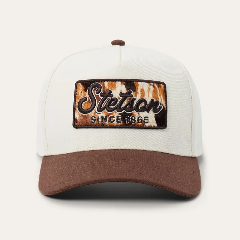 Cowhide Patch Trucker Hat sold by Stetson