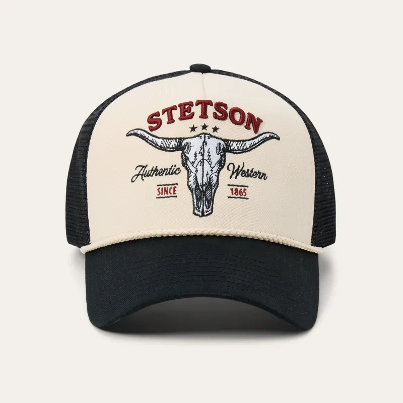Skull Trucker Hat sold by Stetson