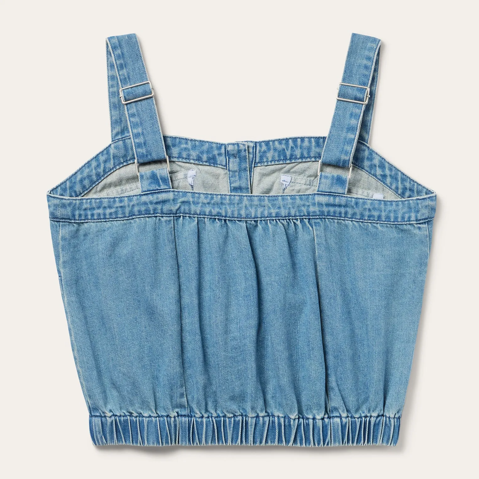 Button Front Denim Tank Top sold by Stetson product image thumbnail 2