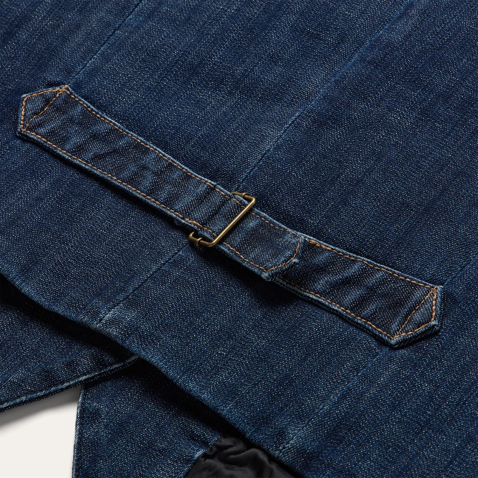 Dark Wash Stretch Denim Vest sold by Stetson product image thumbnail 5