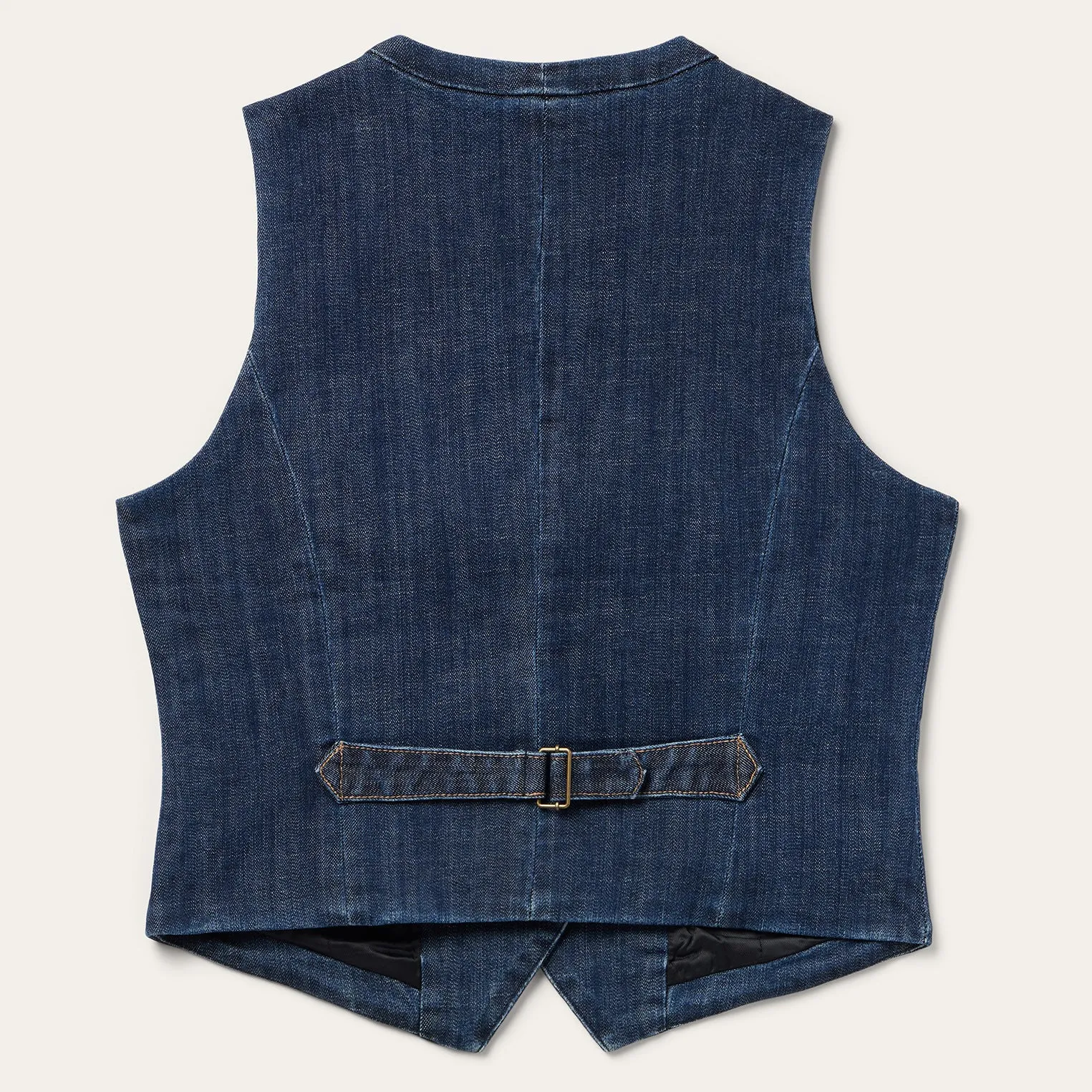 Dark Wash Stretch Denim Vest sold by Stetson product image thumbnail 2