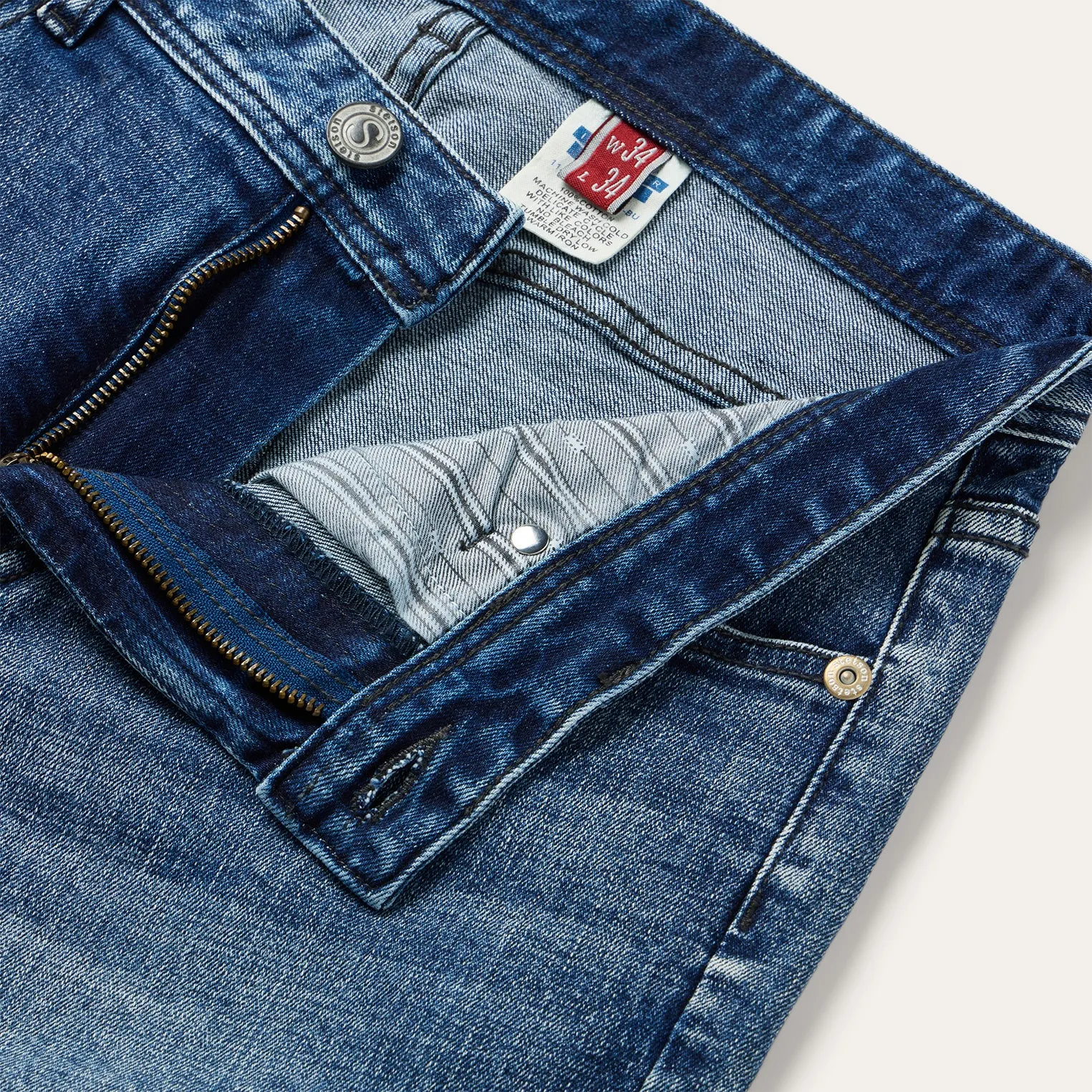 1015 Rocker Fit Stretch Jeans sold by Stetson product image thumbnail 4