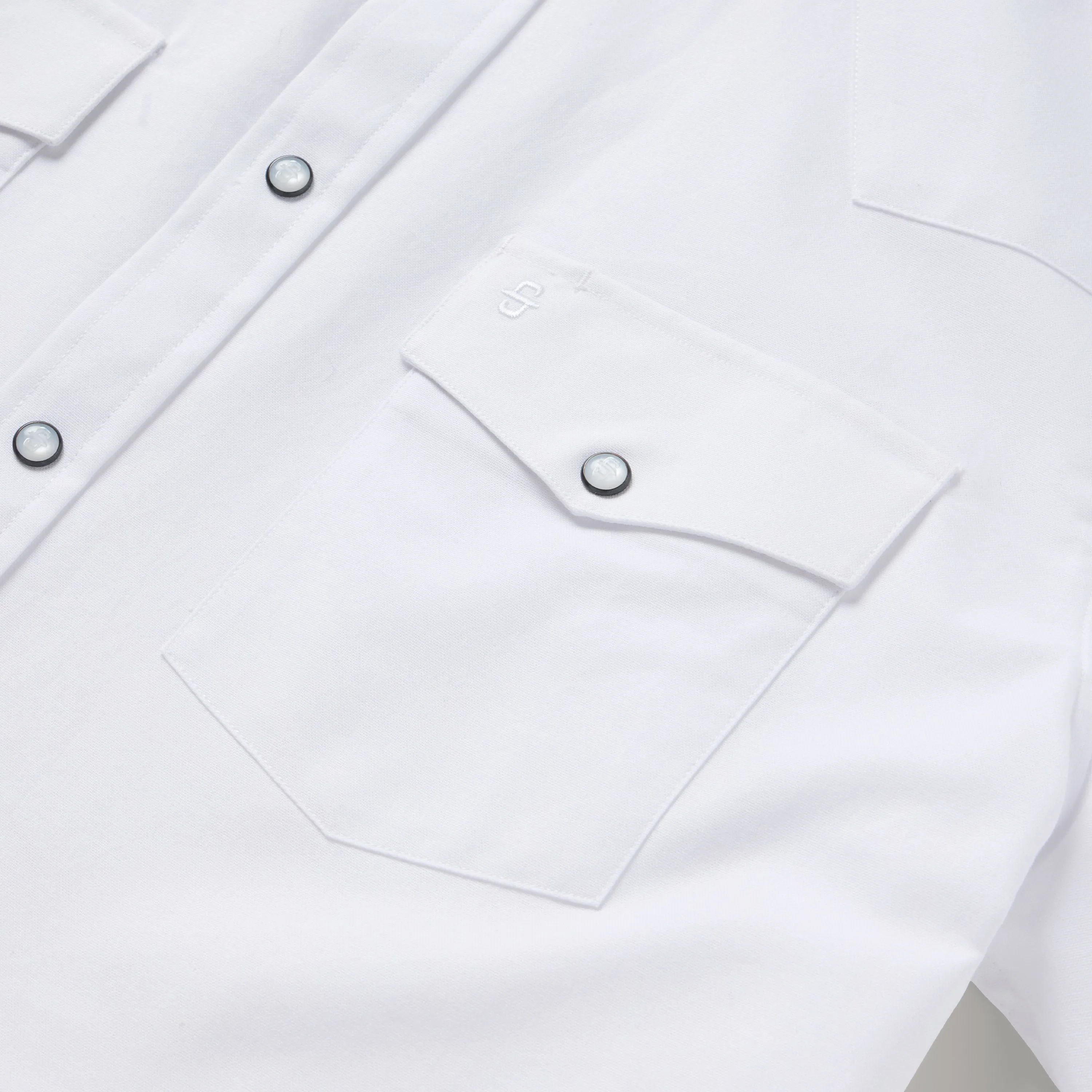 White Oxford Short Sleeve Western Shirt sold by Stetson product image thumbnail 4