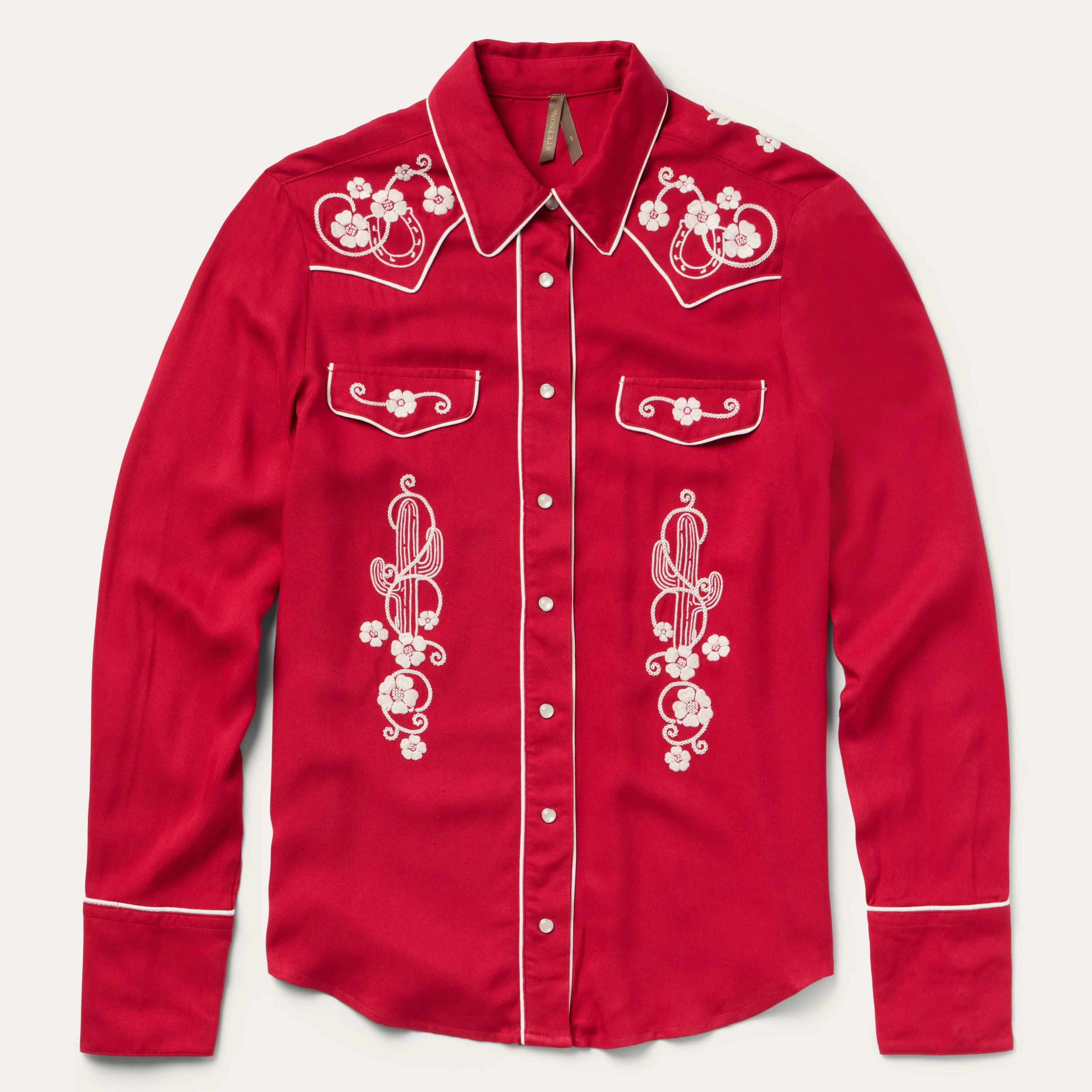 Embroidered Retro Western Shirt sold by Stetson
