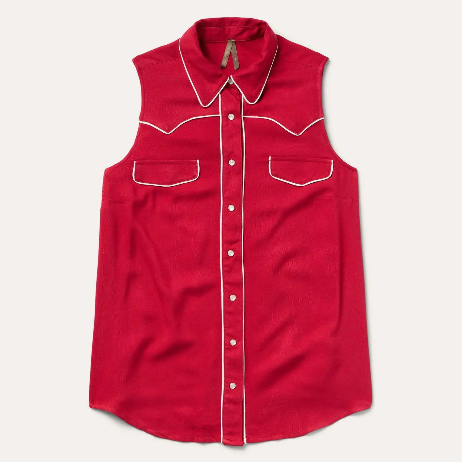 Sleeveless Retro Western Shirt sold by Stetson